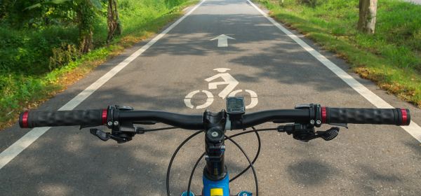 By bike